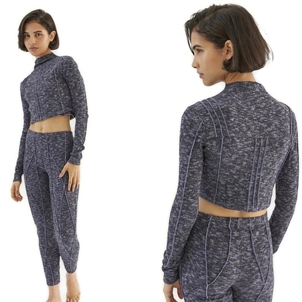 Out From Under by Urban Outfitters Long Sleeve Crop Top